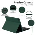 thumbnail image 4 of RGB Backlit Bluetooth Keyboard Case with Dual-Mode Wireless Mouse Set for Samsung Galaxy Tab S9 FE 10.9" / Tab S9 11" (Green Sets,for Galaxy Tab S9 FE 10.9" / Tab S9 11"), 4 of 6