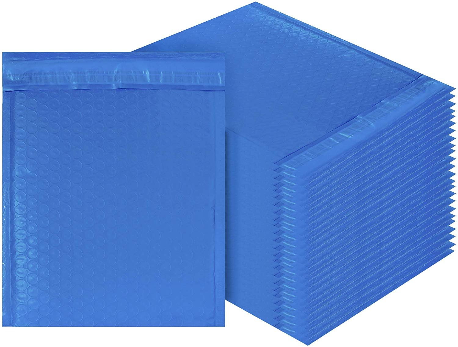 Blue Poly Bubble Mailers 6.5 x 9 Padded Envelopes 6 1/2 x 9. Pack of 25