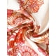 thumbnail image 5 of Conjunto de salón de satén para mujer INSPIRE CHIC, camiseta sin mangas, ropa de noche, pijamas, talla XL, blanco con flores rosas, 5 of 6