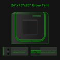 thumbnail image 3 of Carpa de Cultivo MELONFARM Pequeña para Aerogarden 60x40x50 cm Sistema Hidropónico, 3 of 8