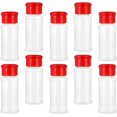 thumbnail image 1 of Seasoning Jars Plastic Jars Bottles:20pcs Reusable Clear Seasoning Storage Containers Seasoning Organizer for Storing BBQ Seasoning,Glitters,Powders Seasoning Containers, 1 of 5
