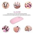 thumbnail image 2 of Secador de uñas portátil, minisecador compacto de gel para uñas, fotocurado LED UV, esmaltes de uñas de gel, manicura y pedicura profesional., 2 of 5
