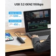 thumbnail image 2 of Carcasa SSD ORICO Aluminium M.2 NVMe de 10 Gbps USB-C de 4 TB, 2 of 8