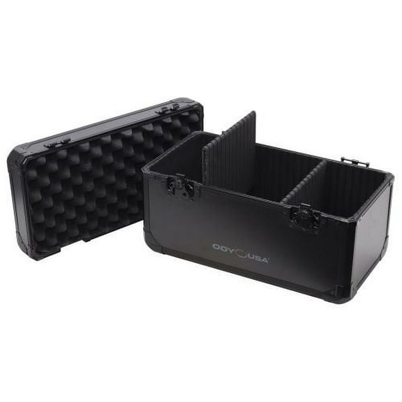 BLACK KROM RECORD / UTILITY CASE FOR 120 7" VINYL RECORDS