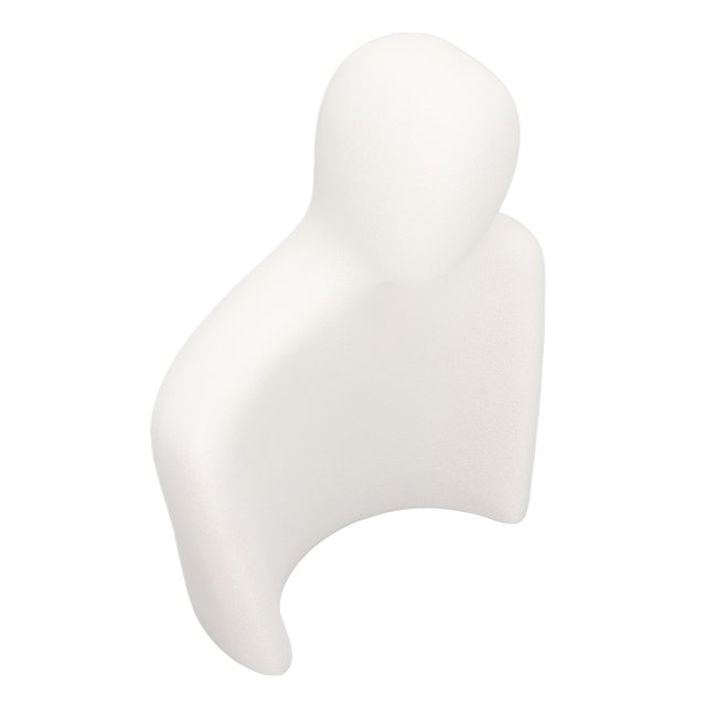 Jewelry Display Bust Stand, Resin Clear Display Stable Performance Necklace Display Bust Stand Durable For Necklace