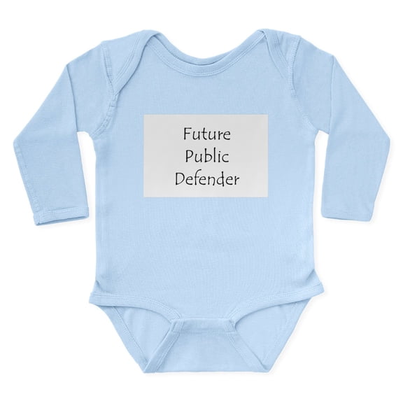 CafePress - Public Defender Body Suit - Long Sleeve Cotton Baby Bodysuit