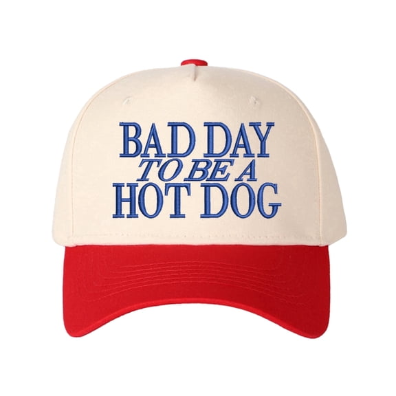 Bad Day To BE Embroidered Trucker Hat Humorous Novelty Statement Cap Unisex Adjustable Snapback for Weekend and Party Wear