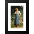 thumbnail image 2 of Charles Amable Lenoir 10x14 Black Modern Framed Museum Art Print Titled - Young Girl with Cherries (1900), 2 of 5