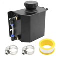 thumbnail image 1 of Vkinman 1L 1PC Overflow Tank, Coolant Radiator Expansion Tank, Reservoir Expansion, Universal, Replacement for Most Vehicles, Aluminum, Bla, 1 of 7