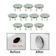 thumbnail image 4 of veasfak 10 Pieces Sink Overflow Basin Sink Overflow Cap for Bathroom Kitchen Wash Basin Solid, 4 of 9
