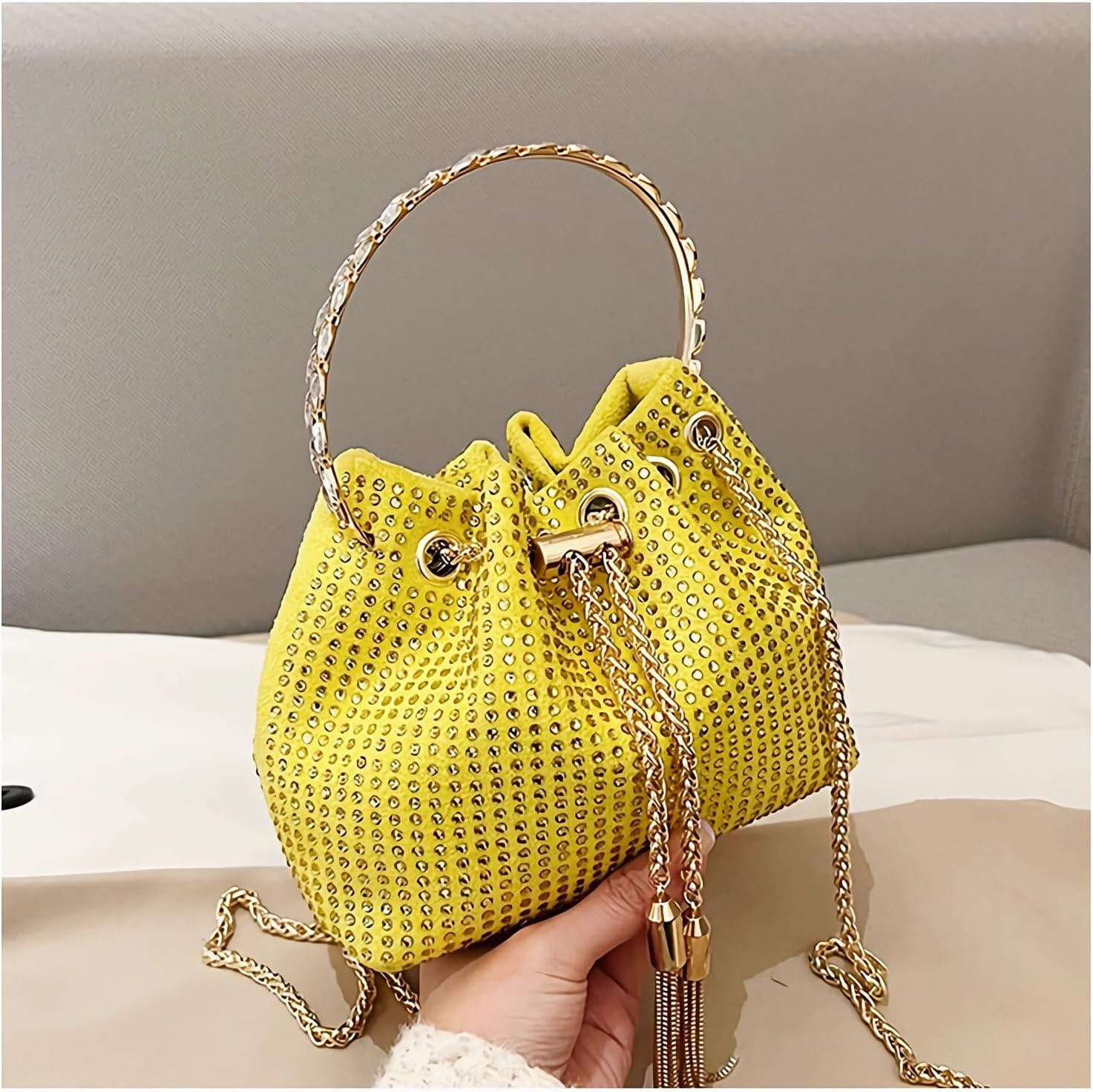 LinYooLi Women's Sparkly Rhinestone Bag Purse Glitter LinYooLi Women's Sparkly Rhinestone Bag Purse Glitter