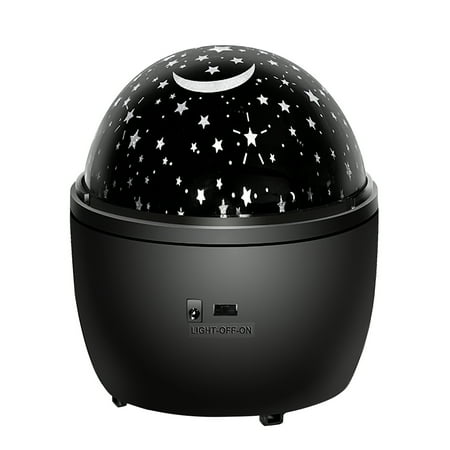 

Starry Projection Lamp Romantic Star Sky Night Lamp with Moon and Stars Patterns Rotating Projection Lamp for Living Room Bedroom Decoration