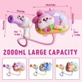 thumbnail image 6 of 68Oz Dinosaur Backpack Water Toy with Large Capacity Tank and Adjustable Straps for Outdoor Beach Summer Party Blue, 6 of 6