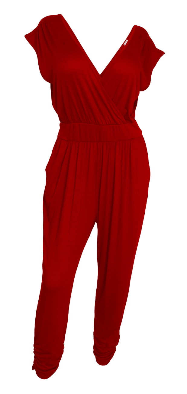 walmart red jumpsuit