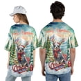 thumbnail image 5 of Merry Christmas Santa Reindeer Antlers Australian Cattle Dog Sleigh Xmas Winter Holiday All Over Print 3D Baseball Shirt Heeler Lover Gifts Softball Sport - 00023, 5 of 6
