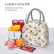 thumbnail image 5 of Easygdp Little Birds Bolsa de Almuerzo Insulada Grande, Forro de Aluminio, Diseño Espacioso, a Prueba de Fugas, Ideal para Trabajo, Picnics, Viajes y Actividades al Aire Libre, 5 of 6