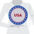 thumbnail image 4 of Way to Celebrate Patriotic Disposable Dinner Paper Plates, 9", Red, White & Blue, 8 Count, 4 of 6