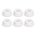 thumbnail image 1 of Unique Bargains 6 Pcs White Plug Holes, T27 Rubber Button Plug for 26mm/1.02' Hole, 1 of 6