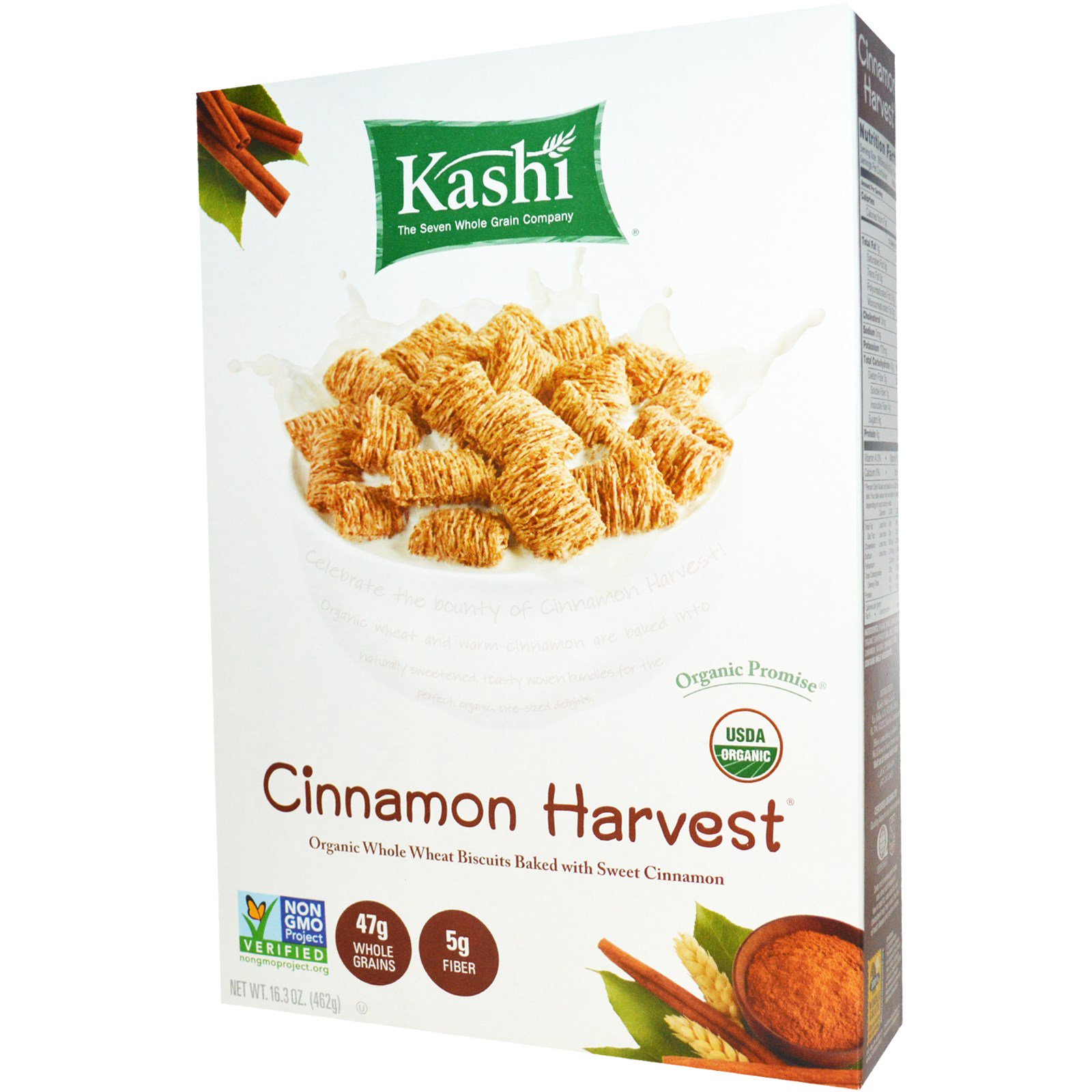 Kashi, Cinnamon Harvest Cereal, 16.3 oz (pack of 2)