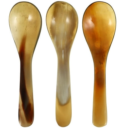 

3Pcs Natural Coffee Spoons Kitchen Food Spoons Small Scoops Dessert Cake Spoons Kitchen Essentials
