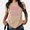 Brown, variant on UNISHE Book Girl Summer Graphic Tee - Beach Vacation Style