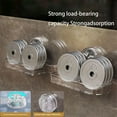thumbnail image 3 of Suction Cup Bathroom Sink Shelf over Faucet, Suction Cup Shower Caddies, No-Drill Wall Mounted Storage Holder, Light Luxury Style Shower Caddy Suction Cup Shelf for Bathroom Kitchen (Gray), 3 of 7