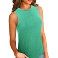 thumbnail image 4 of Sherrylily Women Tank Tops Crew Neck Sleeveless Casual Loose Fit Tee Shirts S-2XL, 4 of 7