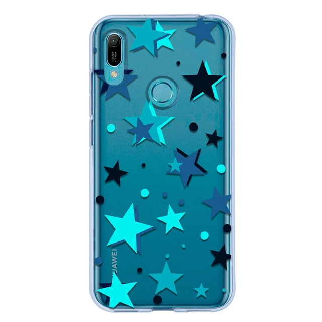 Funda para Huawei Y6 2019 InstaCase Antigolpes Estrellas Azules