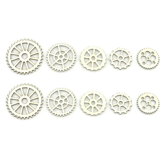 OUNONA 100pcs Hollow Out Design Small Wood Slices for Crafts Decorative Wood Chips for Party Decoration