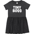 thumbnail image 3 of Inktastic Tiny Boss Girls Toddler Dress, 3 of 5