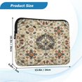thumbnail image 3 of Quilted Laptop Sleeve for 13-16 Inch Laptops Protective Laptop Case Cover Lightweight Travel & Office Essentials Traditional Intricate Pattern, 3 of 8