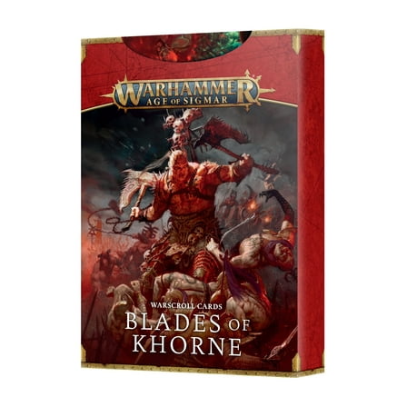Warhammer: Age of Sigmar Warscroll Cards: Blades of Khorne (3rd)