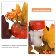 thumbnail image 3 of WASHWEPE Artificial De Con Calabaza Y Hoja De Arce Para Entrada, 3 of 6