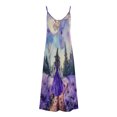 thumbnail image 2 of Vestidos de Verano de las Mujeres sin Mangas Estampados Colgantes, Estilo Casual Suelto para las Vacaciones, la Fiesta Y el Uso Diario de Primavera, 2 of 5