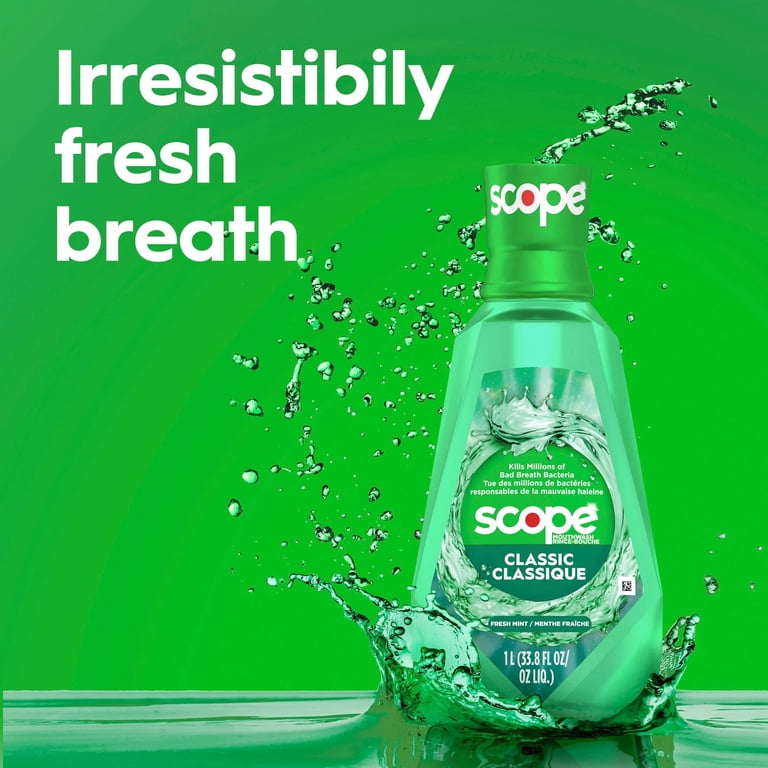Scope Classic Mouthwash, Original Mint, 2 x 1L photo 3