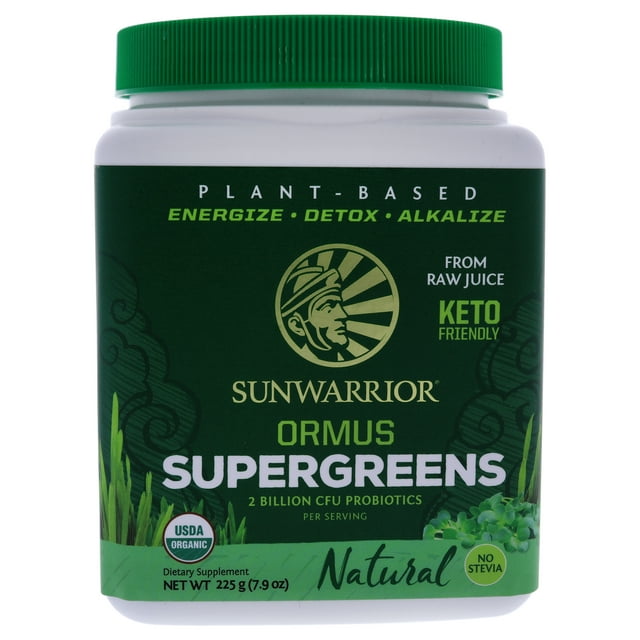 Ormus Super Greens - Natural Sunwarrior Sunwarrior Ormus Super Greens - Natural Unisex 7.9oz