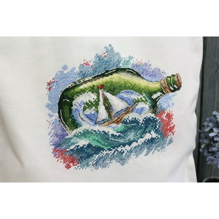 UPC: 4627167306705 | Message in a Bottle SV-684 Counted Cross Stitch Kit