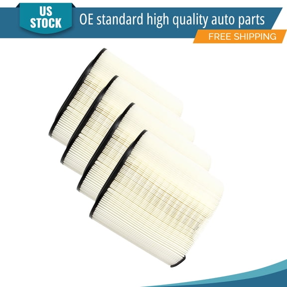 YXPCARS 4PCS Front Engine Air Filter for Ford F-250 Super Duty F-350 /F-450/ F-550 Super Duty 17-19, New Air Filter Replacement (CA12182)