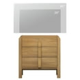 thumbnail image 3 of Modern Wood 3-Drawer Dresser with Curved Profile Design, Mid Century Dresser Organizer Storage for Bedroom,Living room, Entryway, 3 of 7
