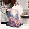 thumbnail image 6 of Coolnut Floral Landscape Kitchen Dish Towels Soft Tea Towel Set of 6 Absorbent Dishcloths Hand Towels for Drying Dish Cloths 28" x 18" Washcloth Gift, 6 of 7