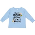 thumbnail image 3 of Inktastic Happy Birthday to the Sweetest Cousin in the World Girls Long Sleeve Toddler T-Shirt, 3 of 5
