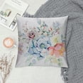 thumbnail image 2 of Watercolor Pink&nbsp;Succulent Plant Pillow Covers Decorative Outdoor Patio Couch Pillow Case Square Super Soft Cushion Cover Home Decor Plant Leaves Flower Decorations, 2 of 5
