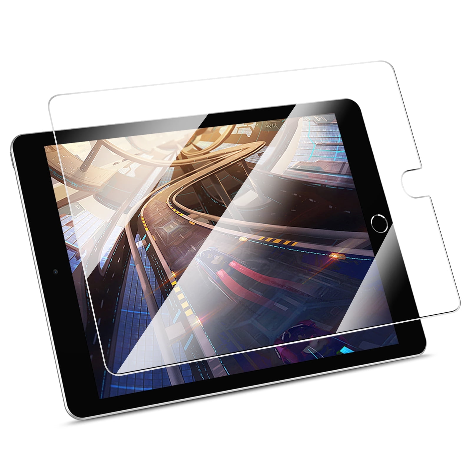 Fintie Tempered Glass Screen Protector for iPad 9th / 8th / 7th Generation 10.2 inch & iPad Air 3rd Gen (2019) 10.5" & iPad Pro 10.5" 2017