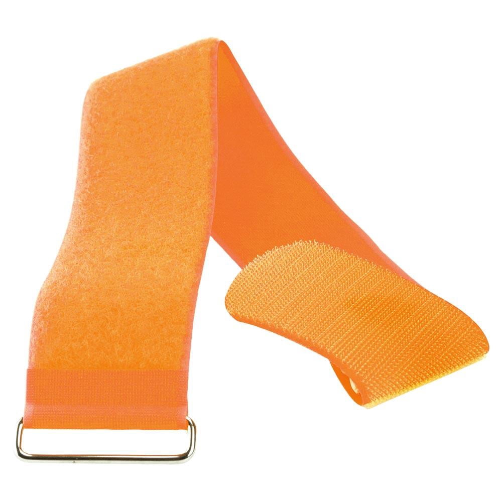 2” Wide x 22” Hook and Loop Strap with Metal Buckle, Adjustable, 10 Pack