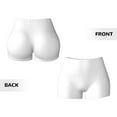 thumbnail image 5 of Picia White Printed Workout Shorts for Women Seamless Scrunch Butt Lifting High Waisted Yoga Gym Booty Running Moisture-wicking Short Pants-XX-Large, 5 of 9