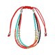 thumbnail image 1 of Style 5 Pulsera de cuentas de cristal colorida Pulsera de cuerda trenzada bohemia para niñas, 1 of 5