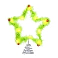 thumbnail image 1 of Fuzzy Star Tree Topper, Whimsical Christmas Decorations for Tree Top, Soft Plush Holiday Party Decor with Five-Point Star Shape Festive Accent, 1 of 8