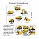 thumbnail image 5 of Bearachild Pegatina de pared de coche de ingeniería, pegatinas autoadhesivas de PVC para vehículos, diseño de escena interesante para niños, Decoración del hogar, 5 of 6