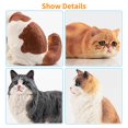 thumbnail image 3 of Figuras de gato EYSCOTA Realistic 12 piezas de plástico para regalo para niños, 3 of 9