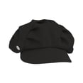 thumbnail image 2 of Boina para mujer, gorra de golf, color liso, elegante, ajustable, gorra de taxista, gorra de pintor Negro, 2 of 9